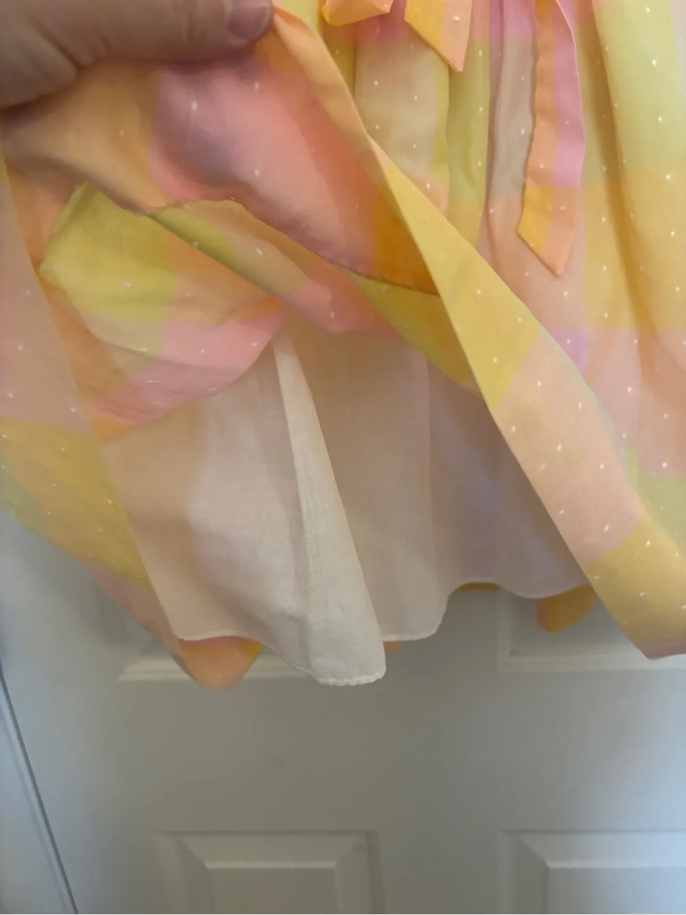 Vintage Polly Flinders Hand Smocked Dress